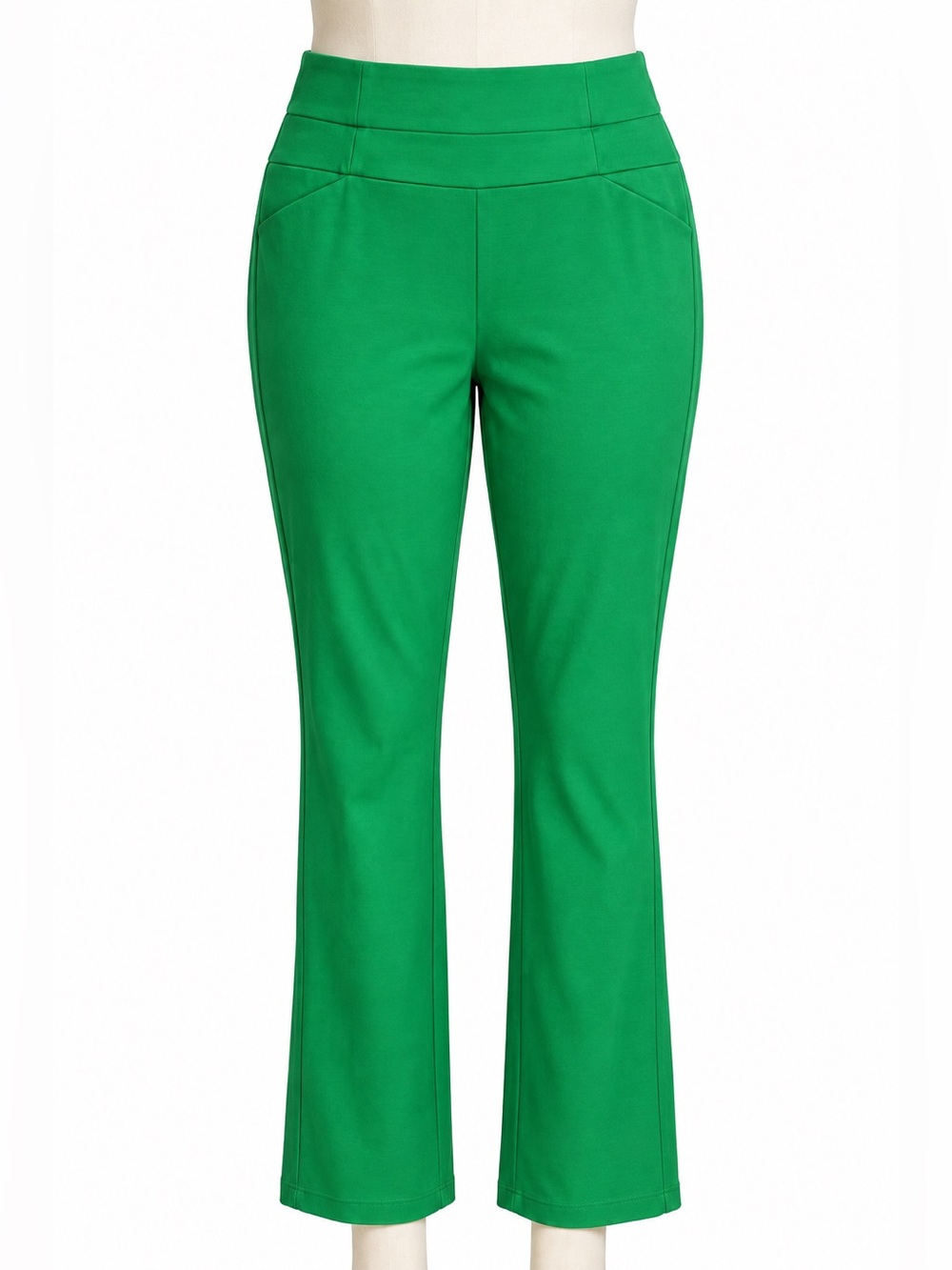 New York & Company Emerald Green Bootcut Ponte Pants